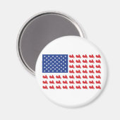 Motorradflagge Magnet (Vorderseite/Rückseite)