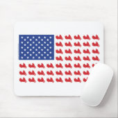 Motorradflagge Mousepad (Mit Mouse)