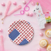 Motorradflagge Pappteller (Party)