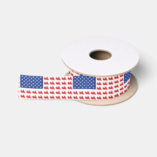 Motorradflagge Satinband