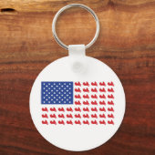 Motorradflagge Schlüsselanhänger (Vorderseite)