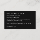 Motorradgeschäfte - Biker Business Card Visitenkarte (Rückseite)