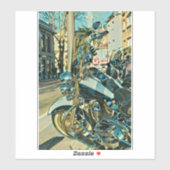 Motorradgeschenk Aufkleber (Blatt)