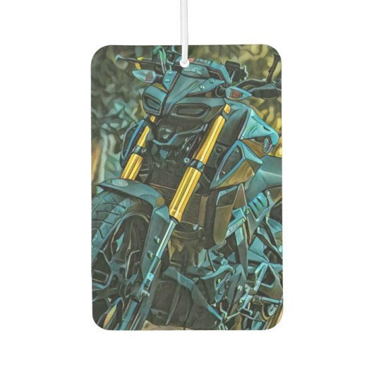 Motorradgeschenk Autolufterfrischer (Vorderseite)