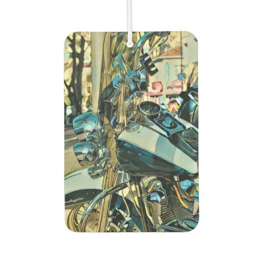 Motorradgeschenk Autolufterfrischer (Vorderseite)
