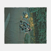 Motorradgeschenk Fleecedecke (Vorderseite (Horizontal))