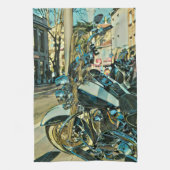 Motorradgeschenk Geschirrtuch (Vertikal)