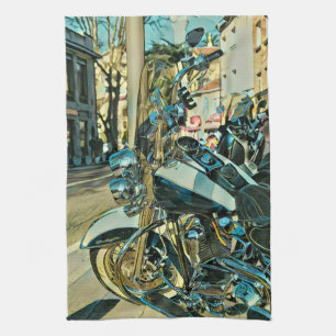 Motorradgeschenk Geschirrtuch