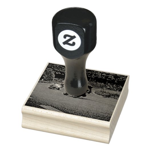 Motorradgeschenk Gummistempel (Stempel)