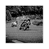 Motorradgeschenk Gummistempel (Prägung)