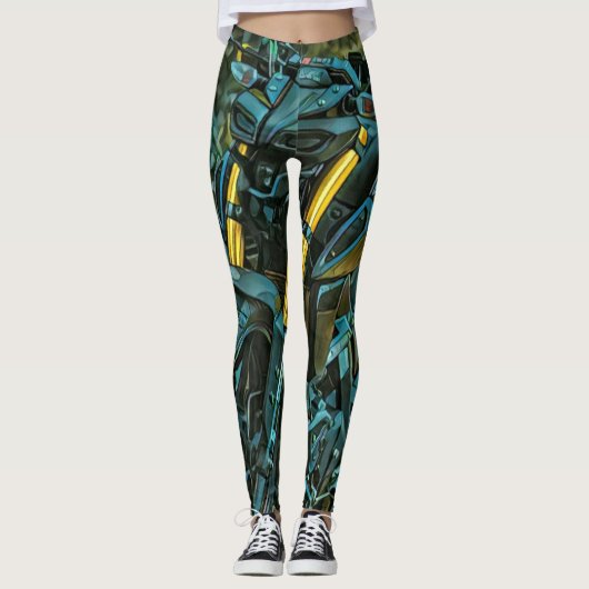 Motorradgeschenk Leggings (Vorderseite)