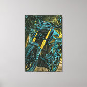 Motorradgeschenk Leinwanddruck (Vorderseite)