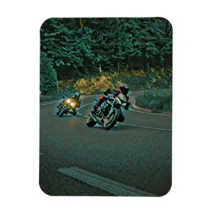 Motorradgeschenk Magnet
