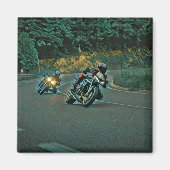 Motorradgeschenk Magnet (Vorne)