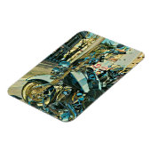 Motorradgeschenk Magnet (Linke Seite)