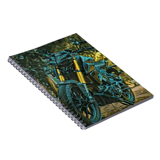 Motorradgeschenk Notizblock (Rechte Seite)