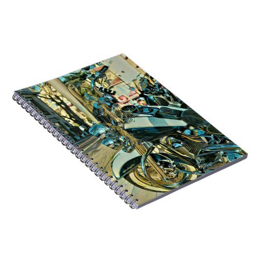 Motorradgeschenk Notizblock (Rechte Seite)