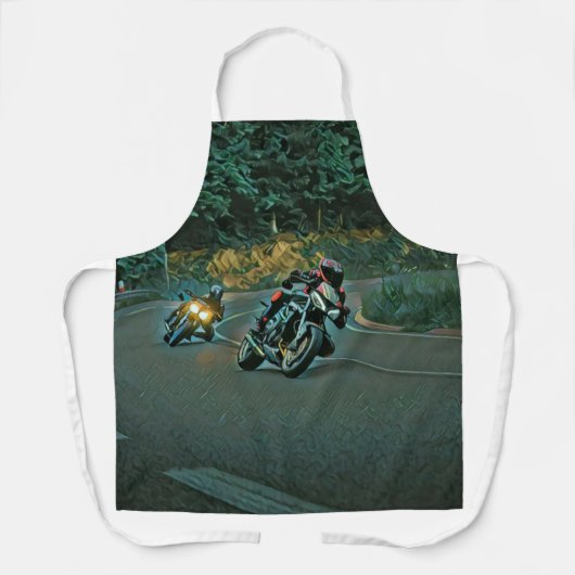 Motorradgeschenk Schürze (Vorderseite)