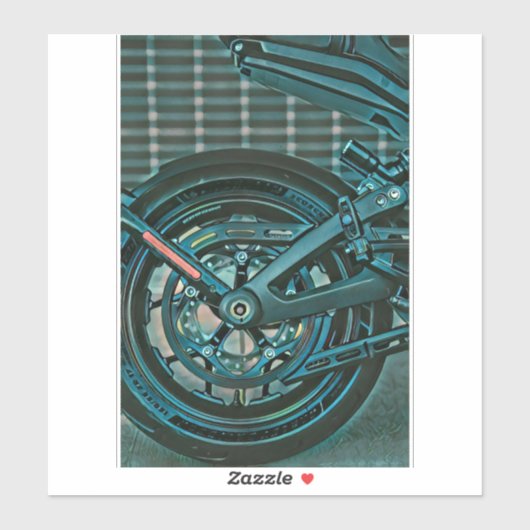 Motorradgeschenke Aufkleber (Blatt)