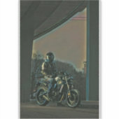 Motorradgeschenke Aufkleber (Vorderseite)