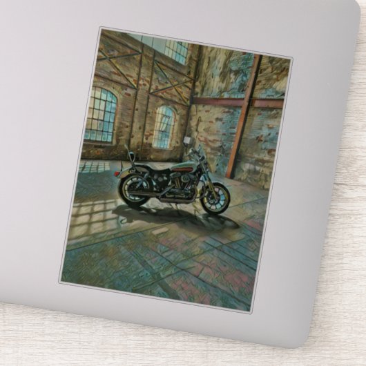 Motorradgeschenke Aufkleber (Detail)