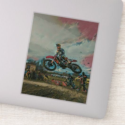 Motorradgeschenke Aufkleber (Detail)