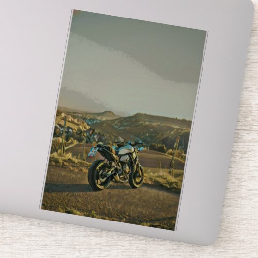 Motorradgeschenke Aufkleber (Detail)