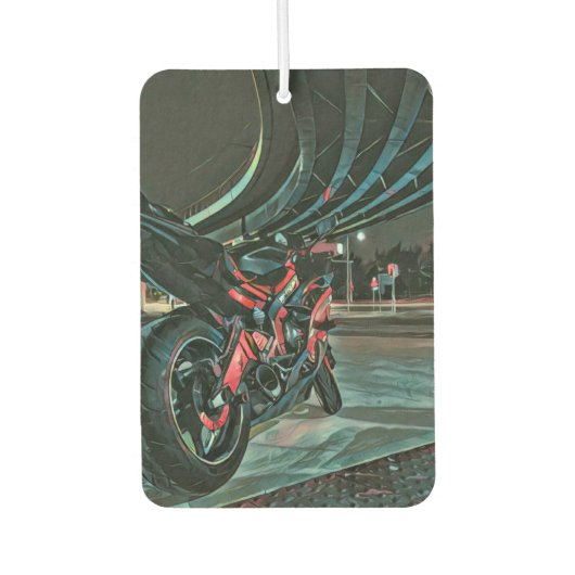 Motorradgeschenke Autolufterfrischer (Vorderseite)