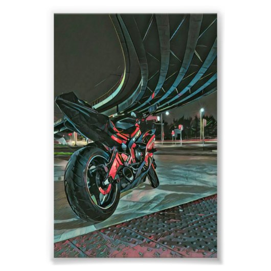 Motorradgeschenke Fotodruck (Vorne)