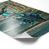 Motorradgeschenke Fotodruck (Ecke)