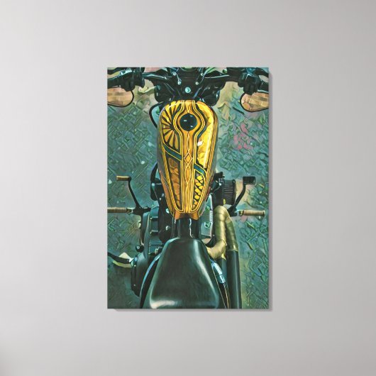 Motorradgeschenke für ihn leinwanddruck (Vorderseite)