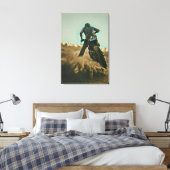 Motorradgeschenke für Papa Leinwanddruck (Insitu (Schlafzimmer))