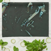 Motorradgeschenke Geschirrtuch (Gefaltet)