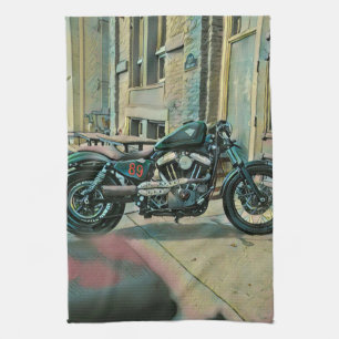 Motorradgeschenke Geschirrtuch