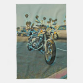 Motorradgeschenke Geschirrtuch (Vertikal)