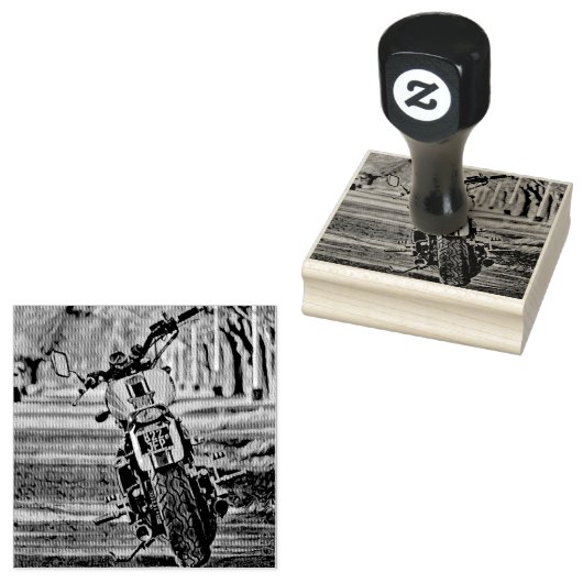 Motorradgeschenke Gummistempel (Stempel)