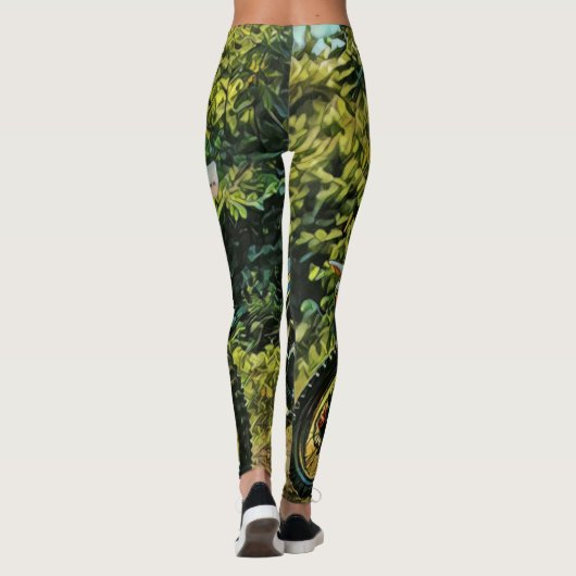 Motorradgeschenke Leggings (Rückseite)