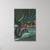 Motorradgeschenke Leinwanddruck (Vorderseite)