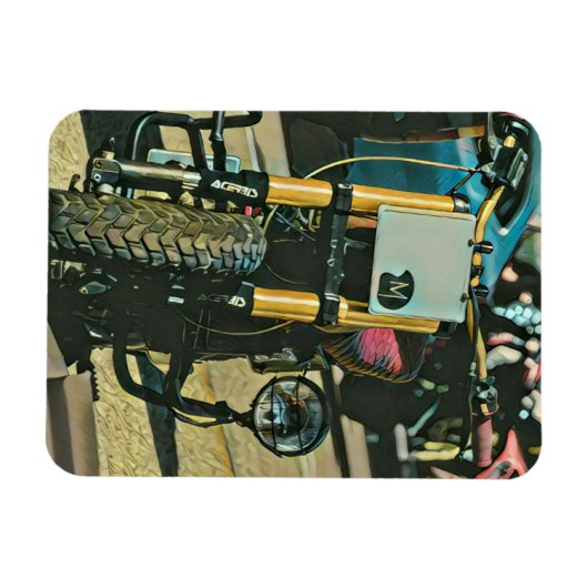 Motorradgeschenke Magnet (Horizontal)