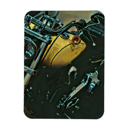 Motorradgeschenke Magnet (Vertikal)