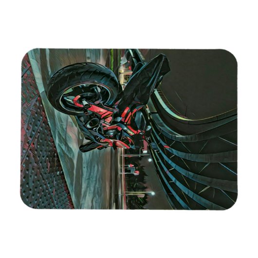 Motorradgeschenke Magnet (Horizontal)