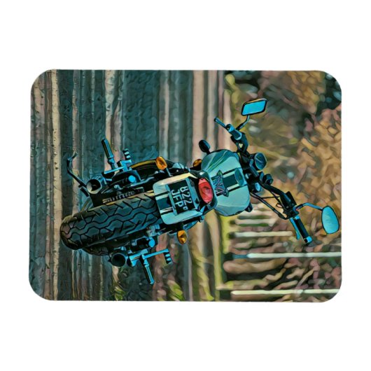 Motorradgeschenke Magnet (Horizontal)