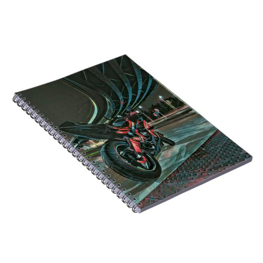 Motorradgeschenke Notizblock (Rechte Seite)