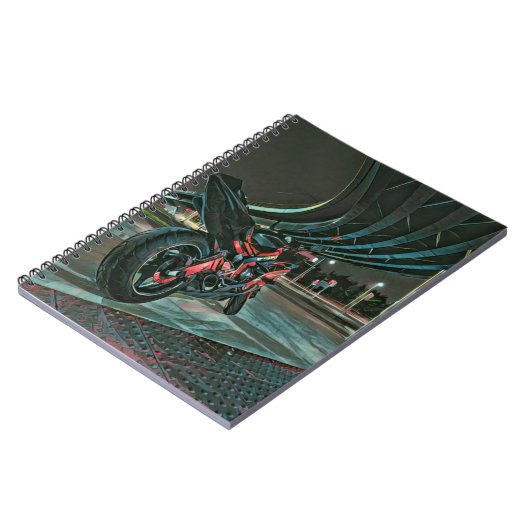 Motorradgeschenke Notizblock (Linke Seite)