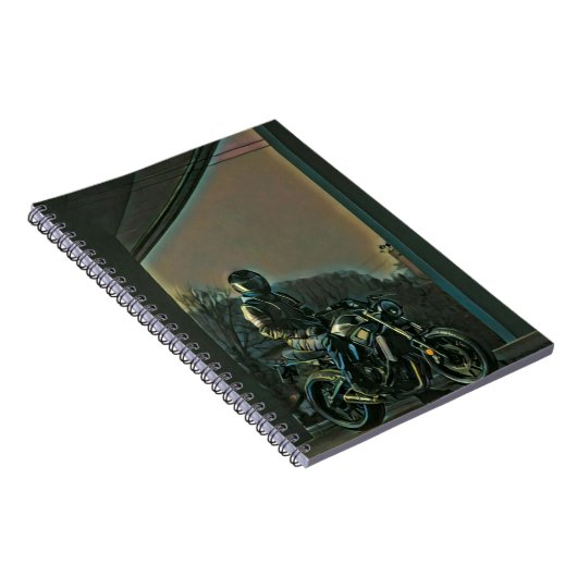 Motorradgeschenke Notizblock (Rechte Seite)