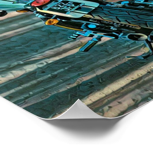 Motorradgeschenke Poster (Ecke)