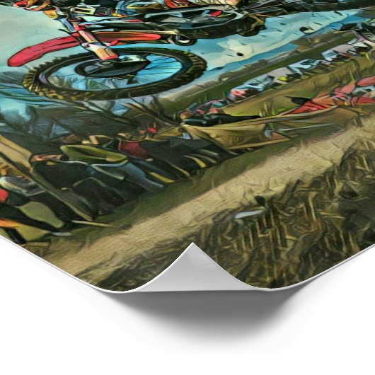 Motorradgeschenke Poster (Ecke)