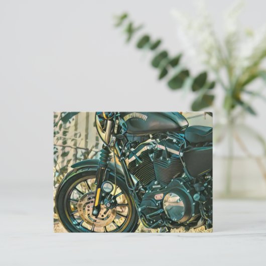 Motorradgeschenke Postkarte (Stehend Vorderseite)