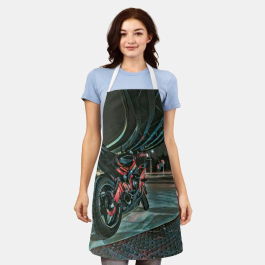 Motorradgeschenke Schürze (Getragen)