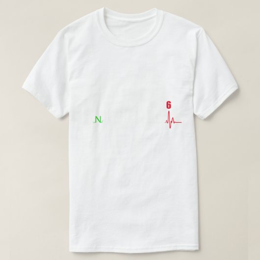 Motorradheartbeat - 1N23456 T-Shirt (Design vorne)